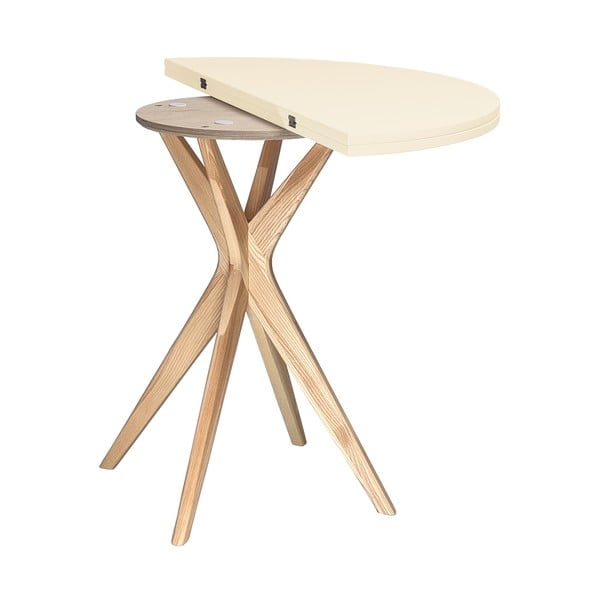 Apaļš izvelkams ēdamgalds 45x90 cm Jubi – Ragaba-image-3