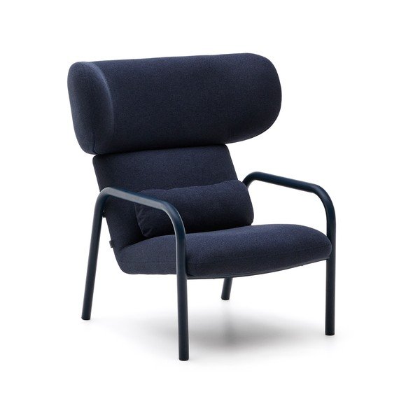 Tumši zils atpūtas krēsls Inari – Kave Home