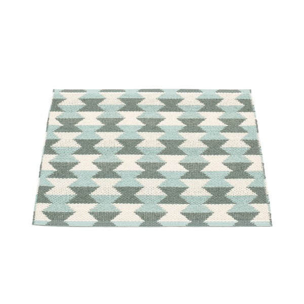 Zaļš/tirkīzzils iekštelpu un āra paklājs 60x70 cm Dana Army – Pappelina-image-1