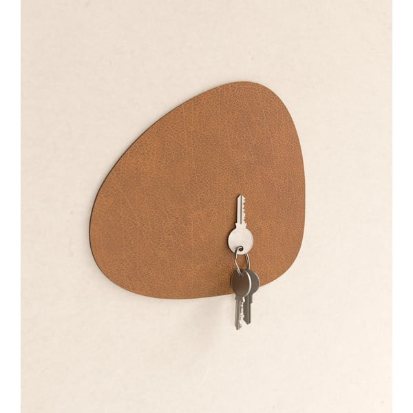 Atslēgu turētājs no ekoloģiskās ādas Board XL Bull – LIND DNA-image-1