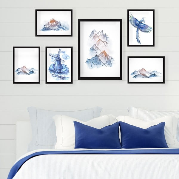 Gleznas (6 gab.) Watercolor – Wallity-image-1