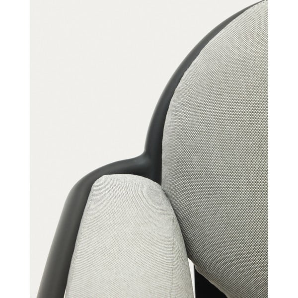 Pelēks metāla dārza atpūtas krēsls Joncols – Kave Home-image-4