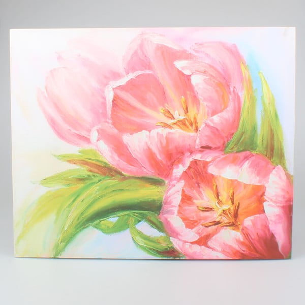 Sienas glezna uz audekla Dakls Flower, 56 x 46 cm