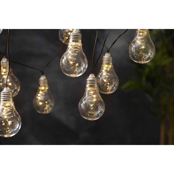 Balta LED lampiņu virtene, piemērota lietošanai arī ārtelpās Star Trading Glow, garums 1,9 m-image-3