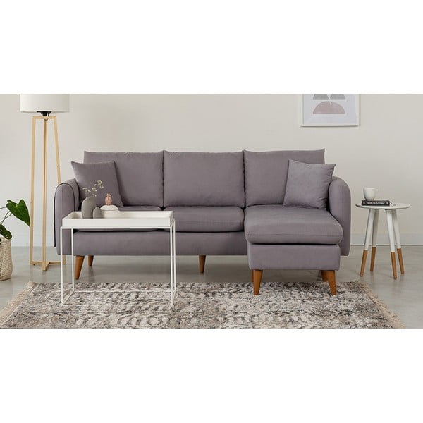 Gaiši pelēks dīvāns 215 cm Sofia – Balcab Home-image-4