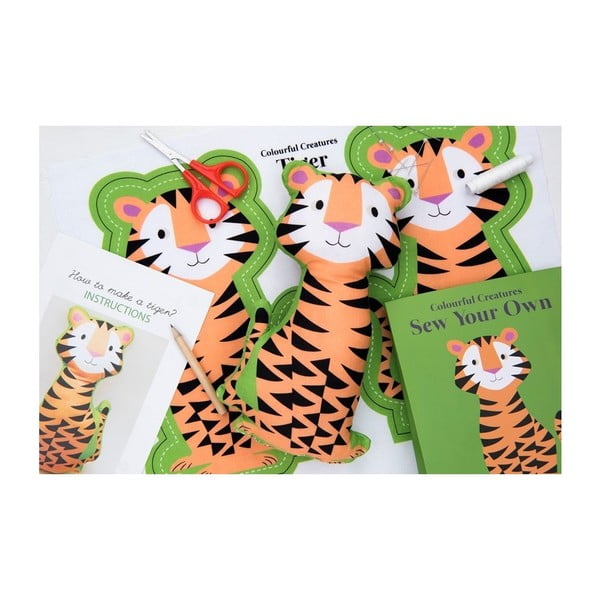 Rex London Tiger plīša rotaļlietu šūšanas komplekts-image-2