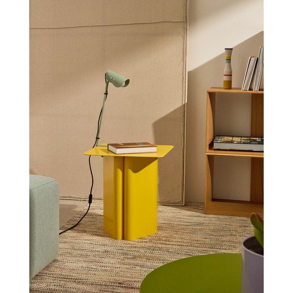 Zaļa metāla galda lampa ar klipsi (augstums 51 cm) Jula – Kave Home-image-2