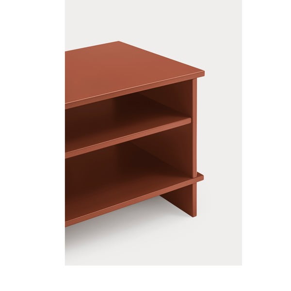 Ķieģeļu sarkans naktsskapītis ar plauktiem Inari – Teulat-image-3