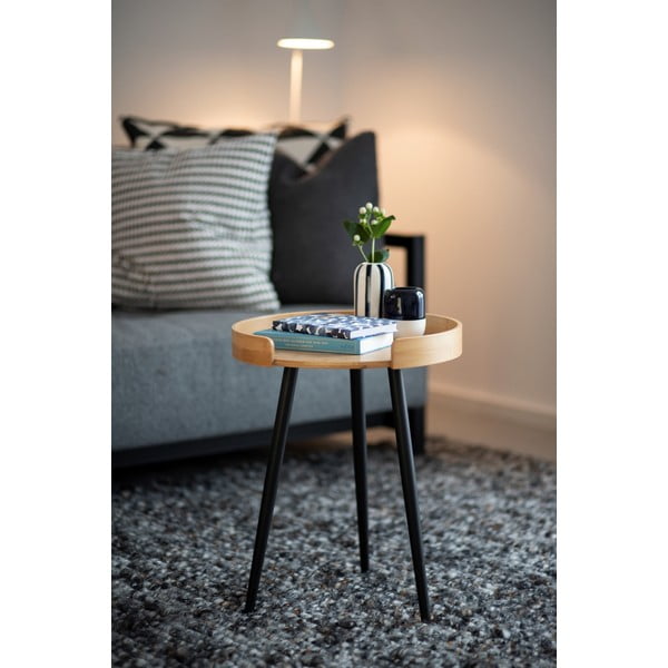 Bambusa apaļš kafijas galdiņš ø 40 cm Loft – Wenko-image-3