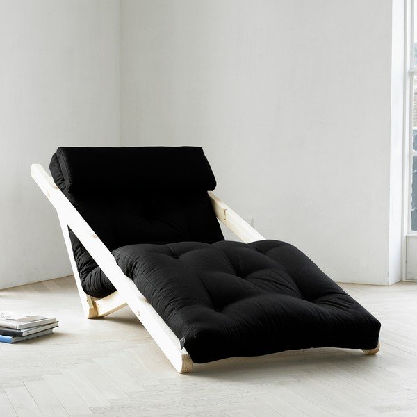 Karup Figo atpūtas krēsls, neapstrādāts/melns, 70 cm-image-1