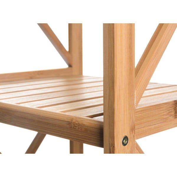 Dabīga toņa bambusa vannas istabas plaukts 36,5x153 cm – Casa Selección-image-1