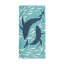 Zils pludmales dvielis 90x180 cm Dolphin – DecoKing