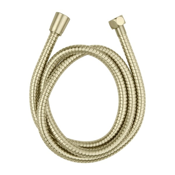 Matētas zelta krāsas nerūsējošā tērauda dušas šļūtene 150 cm Brass – Wenko