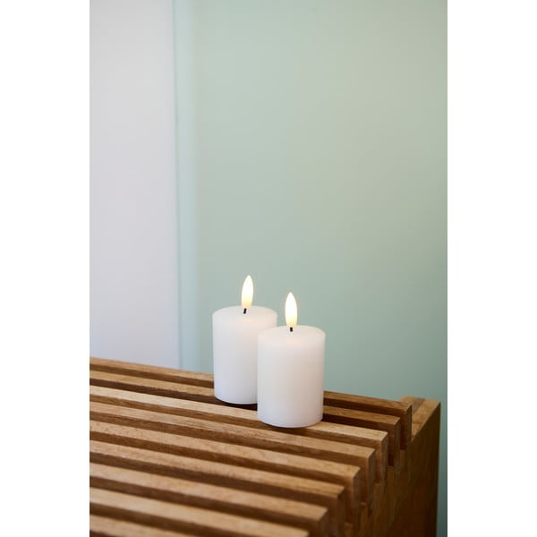 LED svece (2 gab.) (augstums 6,5 cm) Sille Mini Rechargeable – Sirius-image-1