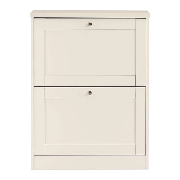 Bēšs matēts atverams apavu plaukts 70x90x19 cm Heide – Støraa