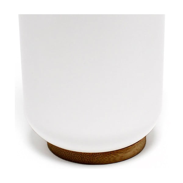 Balts plastmasas trauks zobu birstei Smart – douceur d'intérieur-image-2