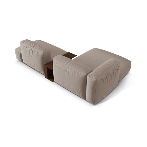 Bēšs modulārais stūra dīvāns (ar kreiso stūri) Martina – Micadoni Home-image-4