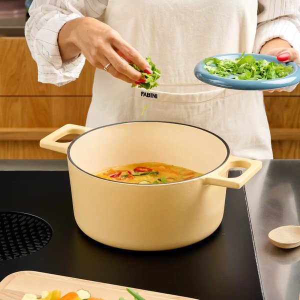 Čuguna katls ar vāku piemērots indukcijas plītij 5,5 l Mattia 3.0 – FABINI-image-1