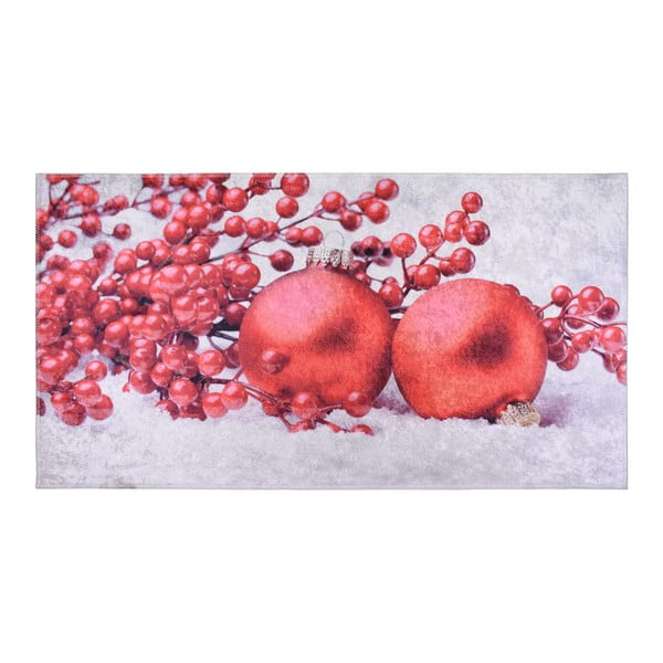 Sarkans un balts paklājs Vitaus Berries, 120 x 160 cm