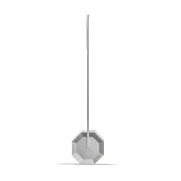 Dimmējama galda lampa sudraba krāsā (augstums 38 cm) Octagon One – Gingko
