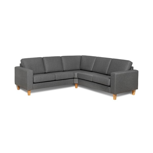 Tumši pelēks stūra dīvāns (labais stūris) Focus – Scandic-image-1