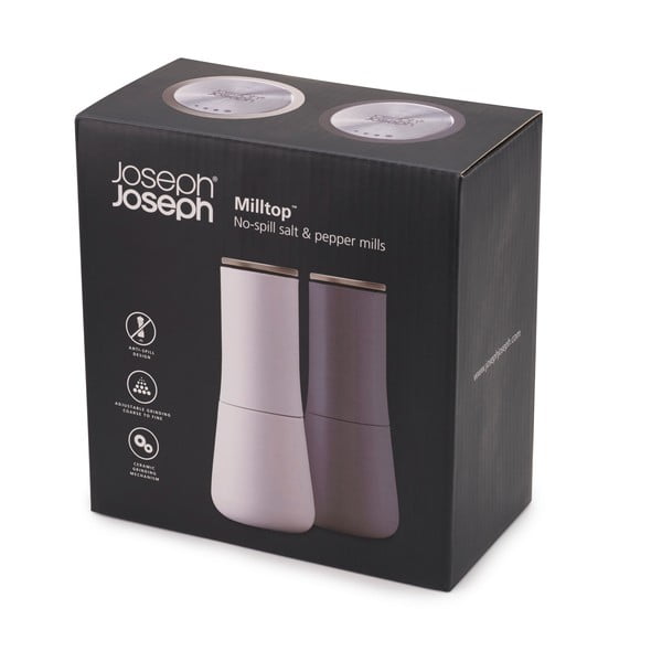 2 piparu un sāls dzirnaviņu komplekts Joseph Joseph Milltop-image-4