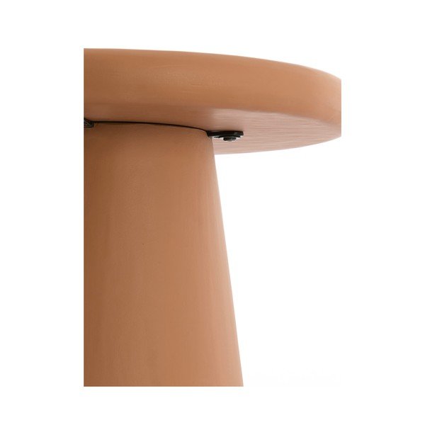 Terakotas oranžs apaļš žurnālgaldiņš ø 60 cm Kulona – Light & Living-image-3