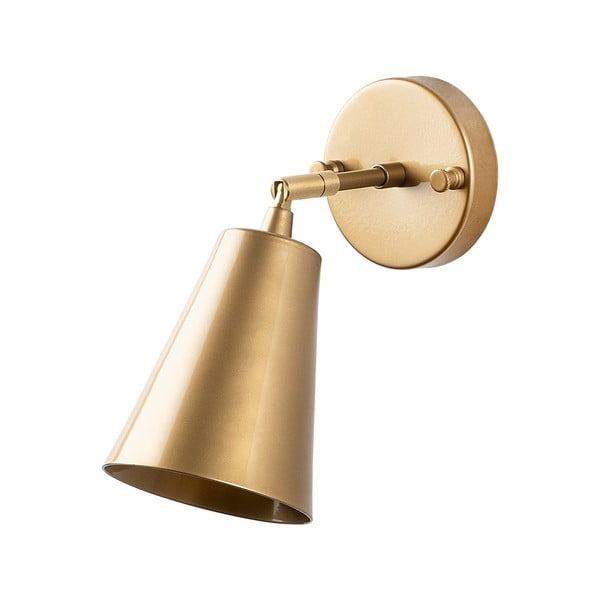 Zelta krāsas sienas lampa ø 10 cm Evander – Opviq lights-image-2