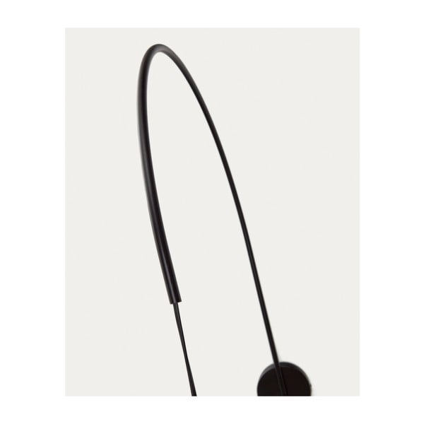 Melna/dabīga toņa sienas lampa Rosella – Kave Home-image-2