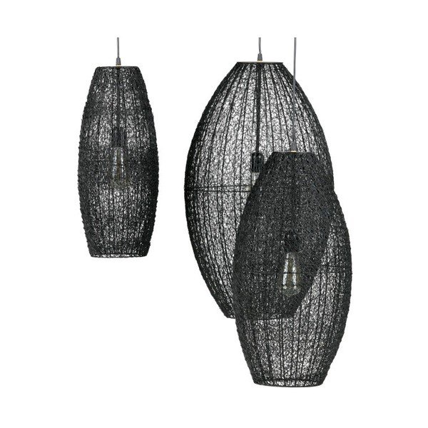 Melna piekaramā lampa BePureHome Creative, ⌀ 40 cm-image-2