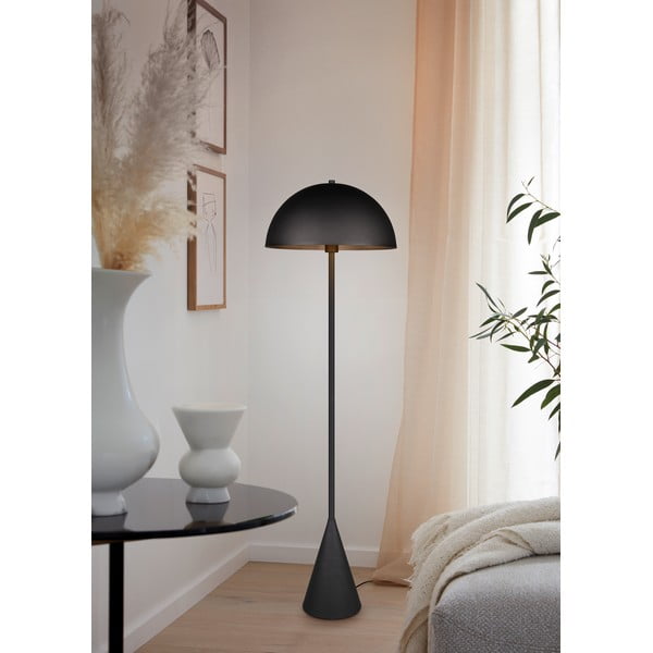 Melna stāvlampa (augstums 130 cm) Alfie – Trio-image-1