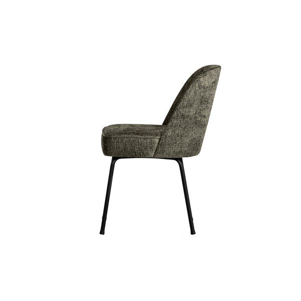 Pelēki samta pusdienu krēsli (2 gab.) Vogue – BePureHome-image-2