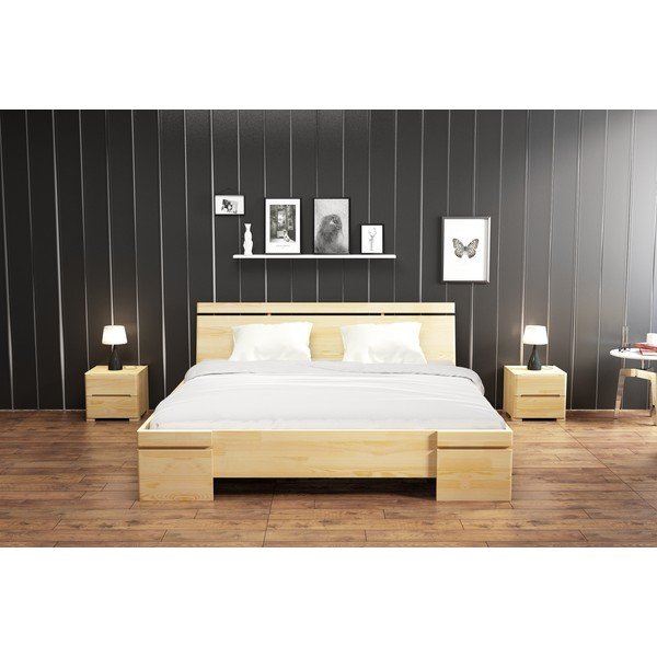 Divguļamā gulta no priedes koka ar uzglabāšanas vietu SKANDICA Sparta Maxi, 140 x 200 cm-image-1