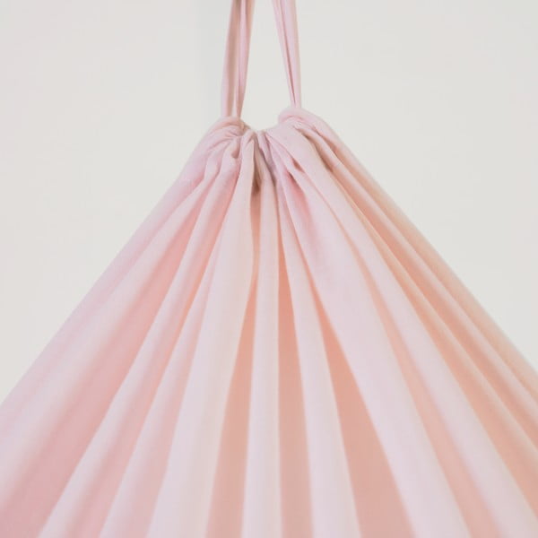 Gaiši rozā kokvilnas baldahīns Carelene – Kave Home-image-1