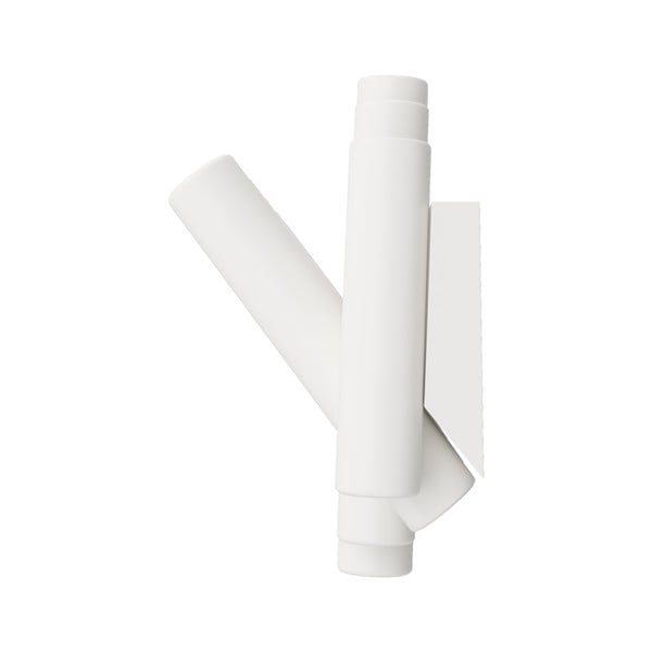 Balts priedes masīvkoka sienas pakaramais Picket – Umbra-image-4