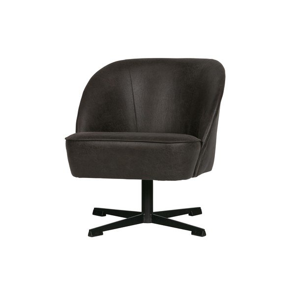 Melns ādas grozāms krēsls BePureHome Vogue-image-3
