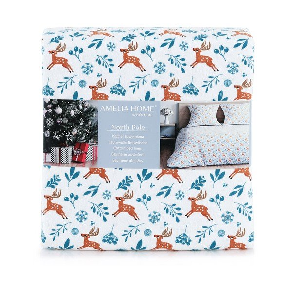 Divguļamā flaneļa gultasveļa AmeliaHome Snuggy Northpole, 200 x 200 cm-image-4