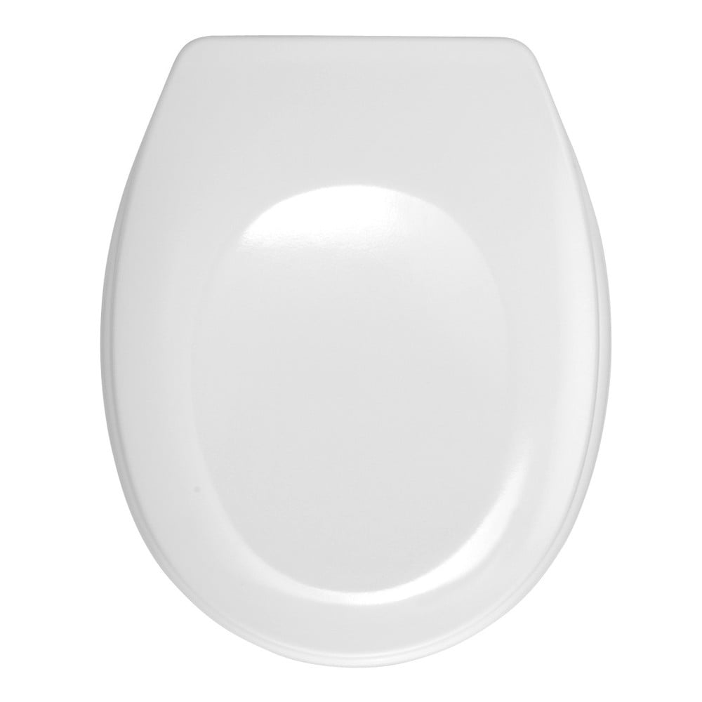 Balts tualetes poda sēdeklis Wenko Bergamo, 44,4 x 35 cm