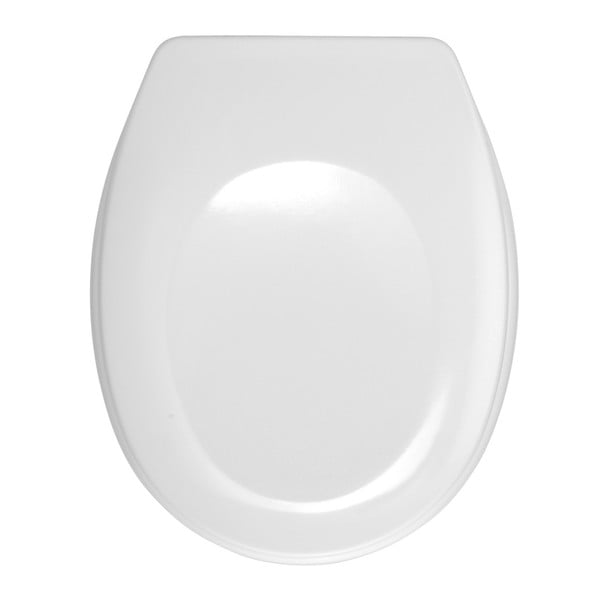 Balts tualetes poda sēdeklis Wenko Bergamo, 44,4 x 35 cm