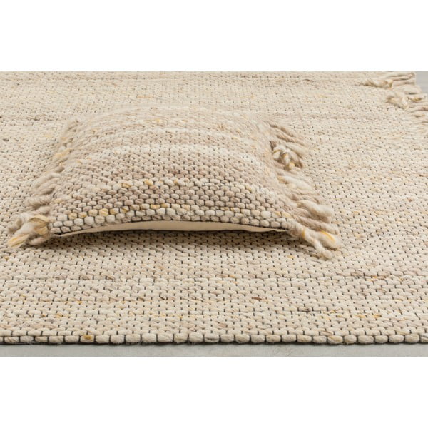 Bēšs vilnas paklājs Zuiver Frills, 170 x 240 cm-image-2