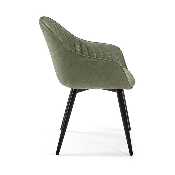 Zaļš ēdamistabas krēsls Kave Home Herbert-image-2
