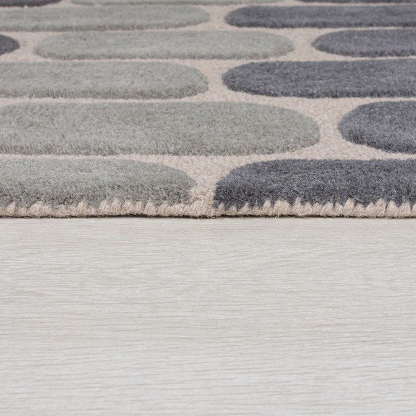 Pelēks vilnas paklājs Flair Rugs Fossil, 160 x 230 cm-image-3