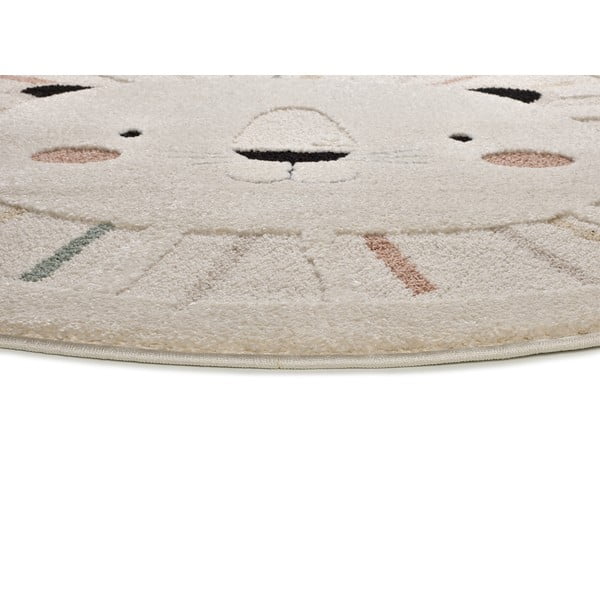 Krēmkrāsas bērnu paklājs ø120 cm Clown – Universal-image-3