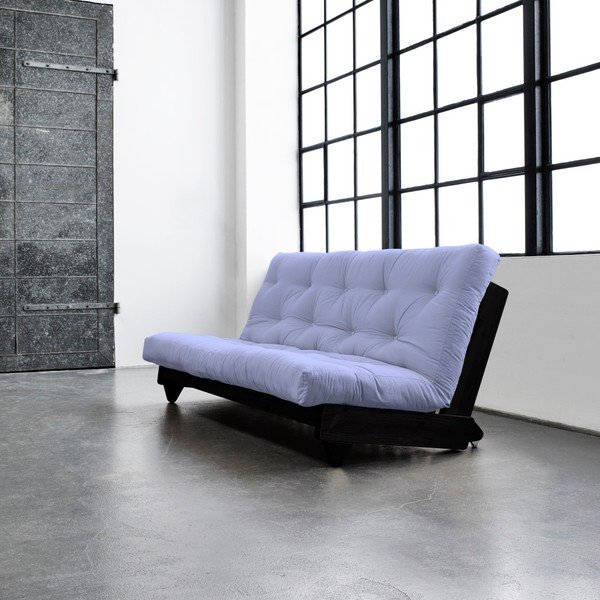 Dīvāns gulta Karup Fresh Wenge/Blue Breeze-image-1