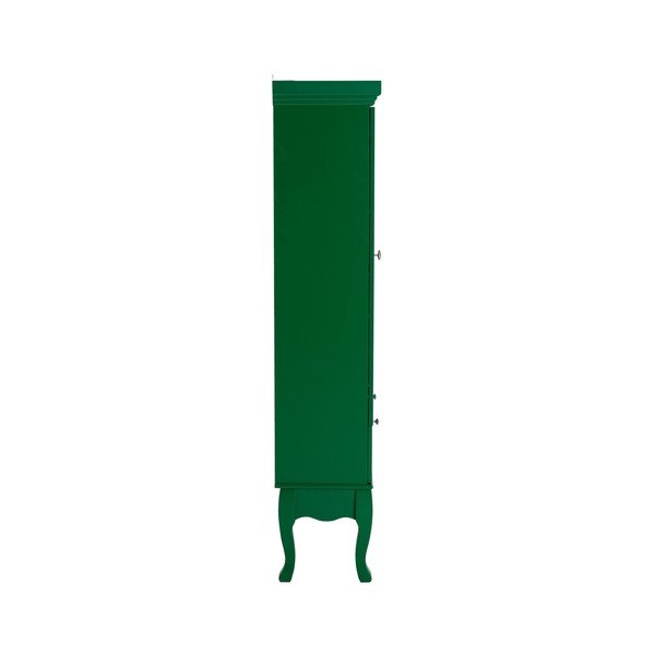 Zaļa piekarināma vitrīna no MDF 85x170,5x35 cm Prato – Ellos Home-image-2