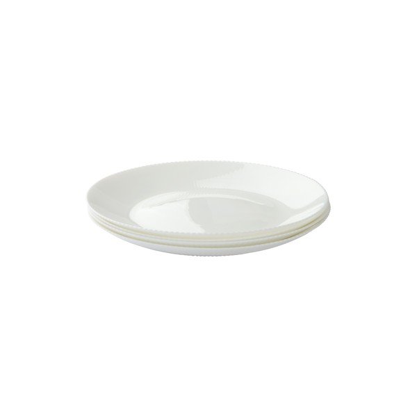 Balti stikla šķīvji (4 gab.) ø 25 cm Alessia – Jotex-image-3