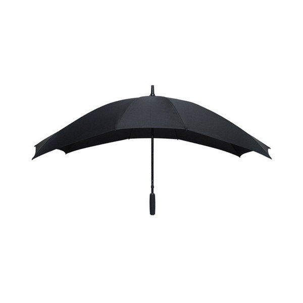 Melns golfa vējdrošs lietussargs divām personām Ambiance Falconetti, garums 150 cm-image-1