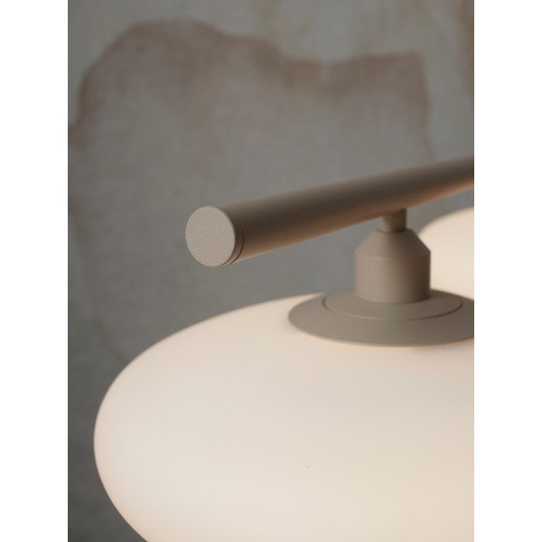 Krēmkrāsas piekaramā lampa ar stikla abažūru Sapporo – it's about RoMi-image-3