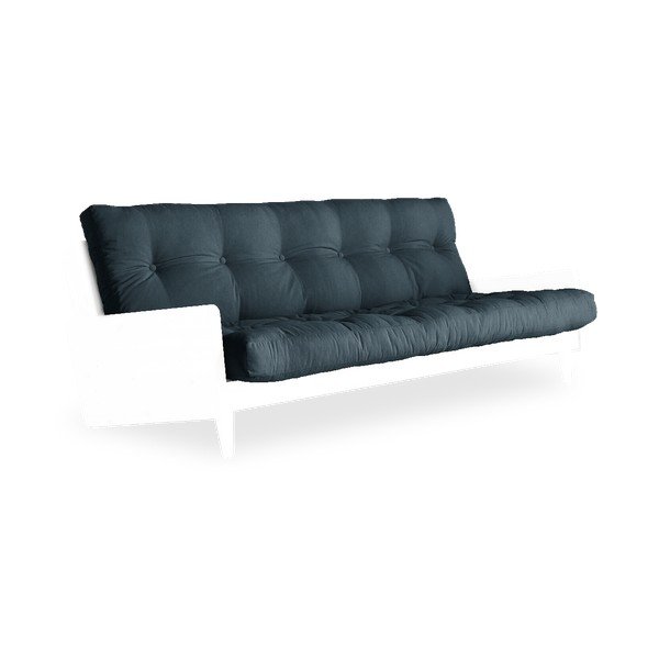Izvelkamais dīvāns Karup Design Indie White/Olive Green-image-1