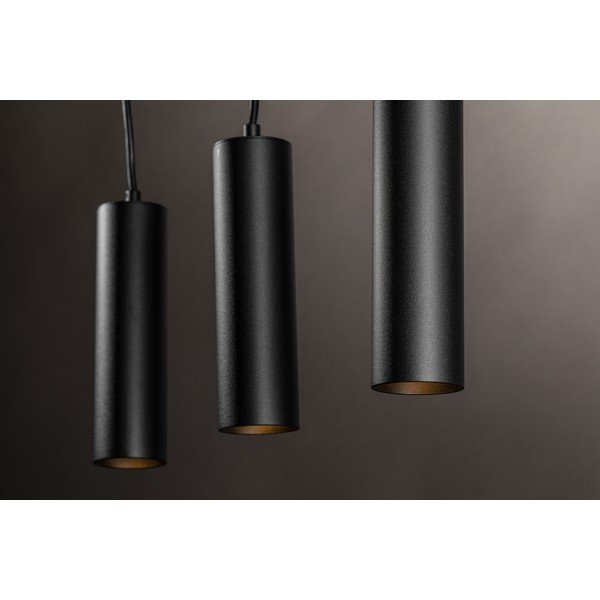 Melna piekaramā lampa ar metāla abažūru Tresos II – GTV-image-3